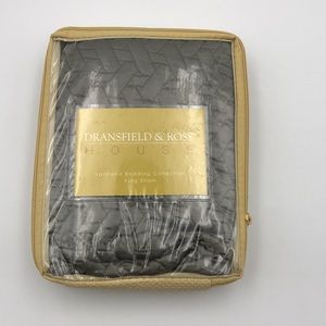 Dransfield & Ross Vannerie Mercury Basketweave King Sham